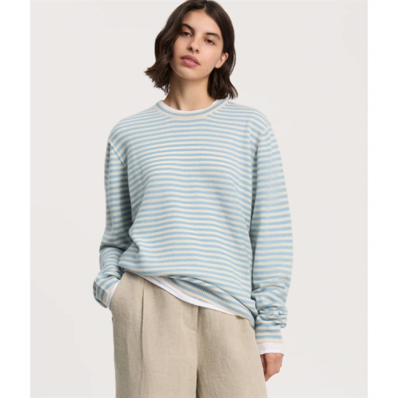 Aiayu Leonardo II Sweater, Mix Opal Blue 